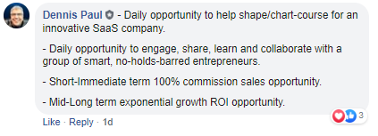 Customer testimonial